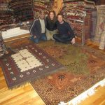 Ali Baba at his warehouse with some guests
